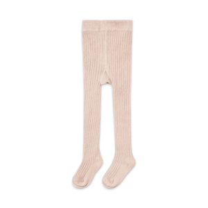 Quincy Mae Baby Tights ~ Dusty Rose