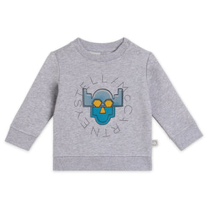 Stella McCartney Baby Boy Robot Sweatshirt & Joggers Set ~ Heather Grey