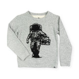 Appaman Boys Revel Crewneck Sweatshirt ~ Heather Mist