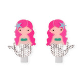 Lilies & Roses Neon Pink Hair Mermaid Clips