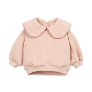 Play Up Baby Jersey Knit Sweater w/ Collar & Pants Set ~ Pink