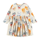 Molo Baby Charmaine Dress ~ Retro Kittens