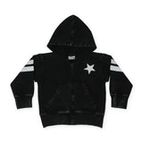 Mish Baby Sports Star Enzyme Zip Hoodie & Jogger Set ~ Black