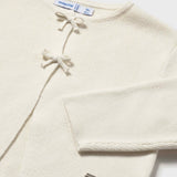 Mayoral Baby Girl Knit Cardigan w/ Bows ~ Bone