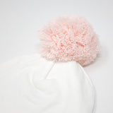 Oh Baby! Pom Hat ~ Cream/Pale Pink