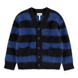 Molo Brutus Cardigan ~ Blue/Black Stripes