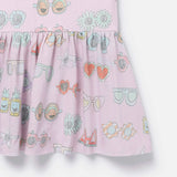 Stella McCartney Girls Sleeveless Jersey Sunglass Dress ~ Pink