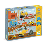 Djeco Construction Site Giant Floor Puzzle