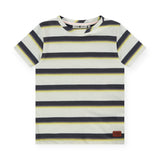 Babyface Boys s/s T-Shirt ~ Dark Grey Stripe