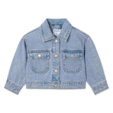 Mayoral Girls Denim Jacket ~ Light Wash
