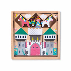 Janod Crossroads Enchanted Kingdom Building Blocks