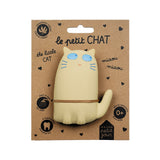 Petit Jour Paris Natural Rubber Teether & Bath Toy ~ Cat