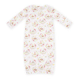 Angel Dear Kimono Gown ~ Floral Owl Families