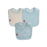 Magnetic Me Bib 3 Pack ~ Serene Safari/Blue