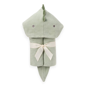 Elegant Baby Hooded Bath Wrap ~ Dinosaur