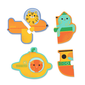 Djeco Puzzle Duo Vehicles
