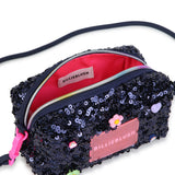 Billieblush Sequin Purse w/ Charms ~ Navy