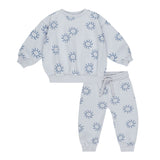 Rylee + Cru Suns Relaxed Sweatshirt & Sweatpants Set ~ Light Blue