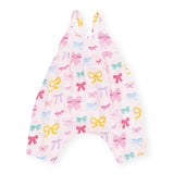 Angel Dear Muslin Tie Back Romper ~ Colorful Bows