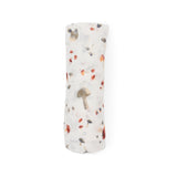 Little Unicorn Cotton Muslin Swaddle ~ Mushrooms