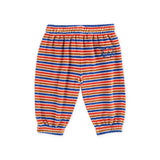Bobo Choses Baby Have Fun Striped Velour Zip Hoodie, Doggy Mate l/s Tee & Joggers Set ~ Red/Blue Multi