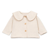 Play Up Baby Jersey Knit Cardigan w/ Collar ~ Natural