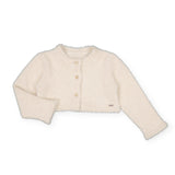 Mayoral Baby Girl Fuzzy Knit Cardigan ~ Chickpea