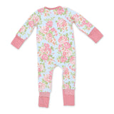 Angel Dear 2 Way Zipper Convertible Romper ~ Angeline Floral
