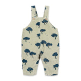 Play Up Baby l/s Top & Tree Print Corduroy Overalls ~ Teal/Pistachio