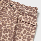 Mayoral Baby Girl Parisian Poodle Sweatshirt & Leopard Print Corduroy Pants Set ~ Anise/Walnut