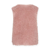 Molo Hatcha Faux Fur Vest ~ Petal Blush