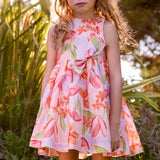 Mayoral Girls Floral Print Dress ~ Blossom