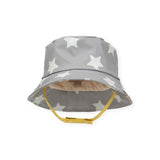 7am Rainwear Printed Bucket Hat ~ Stars Yellow