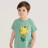 Bobo Choses Baby Flying Oranges T-shirt ~ Green