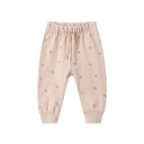 Quincy Mae Relaxed Fleece Sweatshirt & Sweatpants Set ~ Hearts/Dusty Rose
