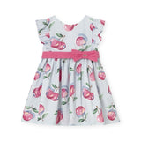 Mayoral Baby Girl Printed Dress ~ Cherries/Blue