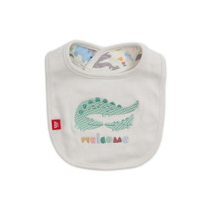 Magnetic Me Organic Cotton Reversible Bib 2 Pack ~ Little Lovin'