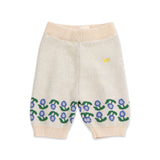 Bobo Choses Baby Stamp Bloom Jacquard Knit Sweater & Pants Set ~ Off-White