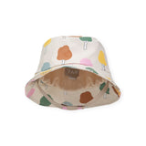 7am Rainwear Printed Bucket Hat ~ Trees Beige