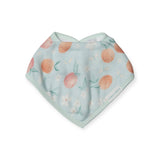 Loulou Lollipop Muslin Bandana Bib Set ~ Peaches