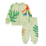 Molo Baby Brody Knit Cardigan & Sol Pants Set ~ Jungle Life