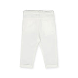 Mayoral Baby Boy Relaxed Linen Pants ~ White