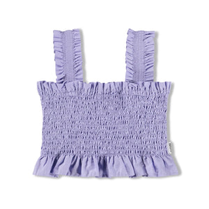 Molo Rolfia Smocked Top 7-12 ~ Cool Lilac