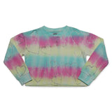 MIA New York Heart Sweatshirt & Shorts Set~ Rainbow Tie Dye