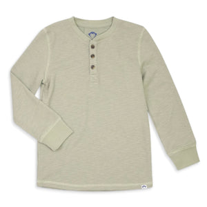 Appaman Boys Craftsman Thermal Henley ~ Cement