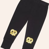 Huxbaby Foil Pretzel l/s Top & Leggings Set ~ Black