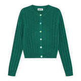 Molo Gloria Knit Cardigan 7-12 ~ Sporting Green