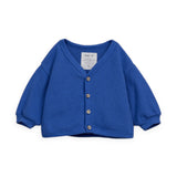 Play Up Baby Cardigan ~ Cobalt