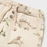 Mayoral Baby Boy Dinos Print Sweatshirt & Sweatpants Set ~ Light Taupe