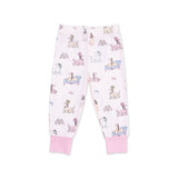 Angel Dear s/s Top & Pants Pj Set ~ Fancy Hounds With Bows